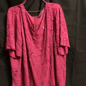 ROAMAN'S SEQUENCED MOTHER-OF-THE-BRIDE TOP